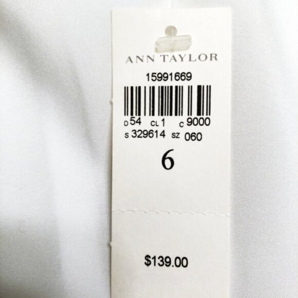 Ann Taylor, No Collar, Cropped Blazer, White, Size 6 - Picture 8 of 10